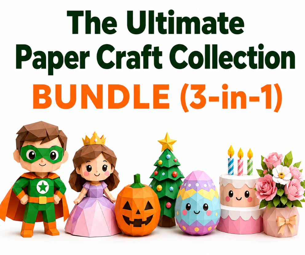 The Ultimate Paper Craft Collection BUNDLE (3-in-1)