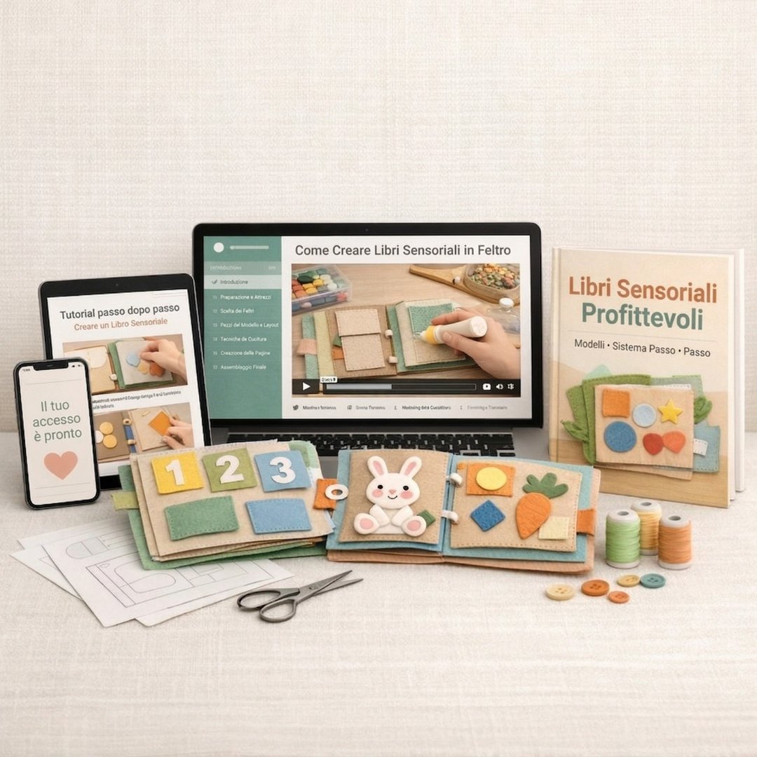 Pacchetto Redditizio di Libri Sensoriali + 6 REGALI PREMIUM 🎁